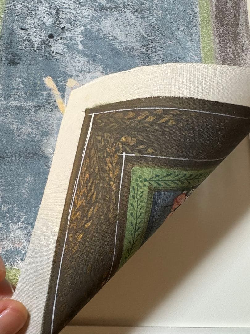 インドミニアチュール　手書き　細密画