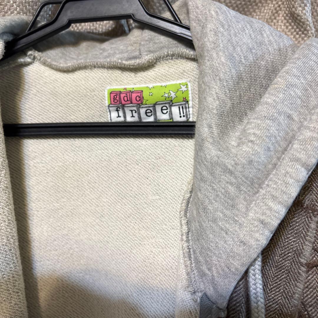 gdc free ‼︎フード付きジャケット ブラウン・グレー