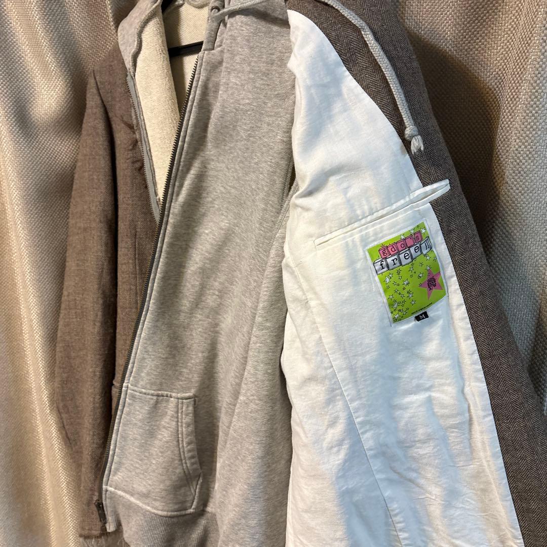 gdc free ‼︎フード付きジャケット ブラウン・グレー