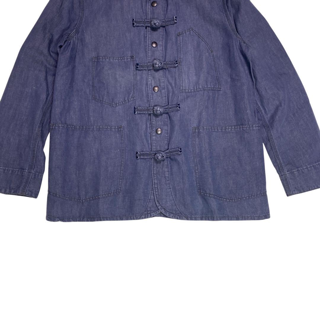 ニードルス　チャイナジャケット　カバーオール　コットンリネン