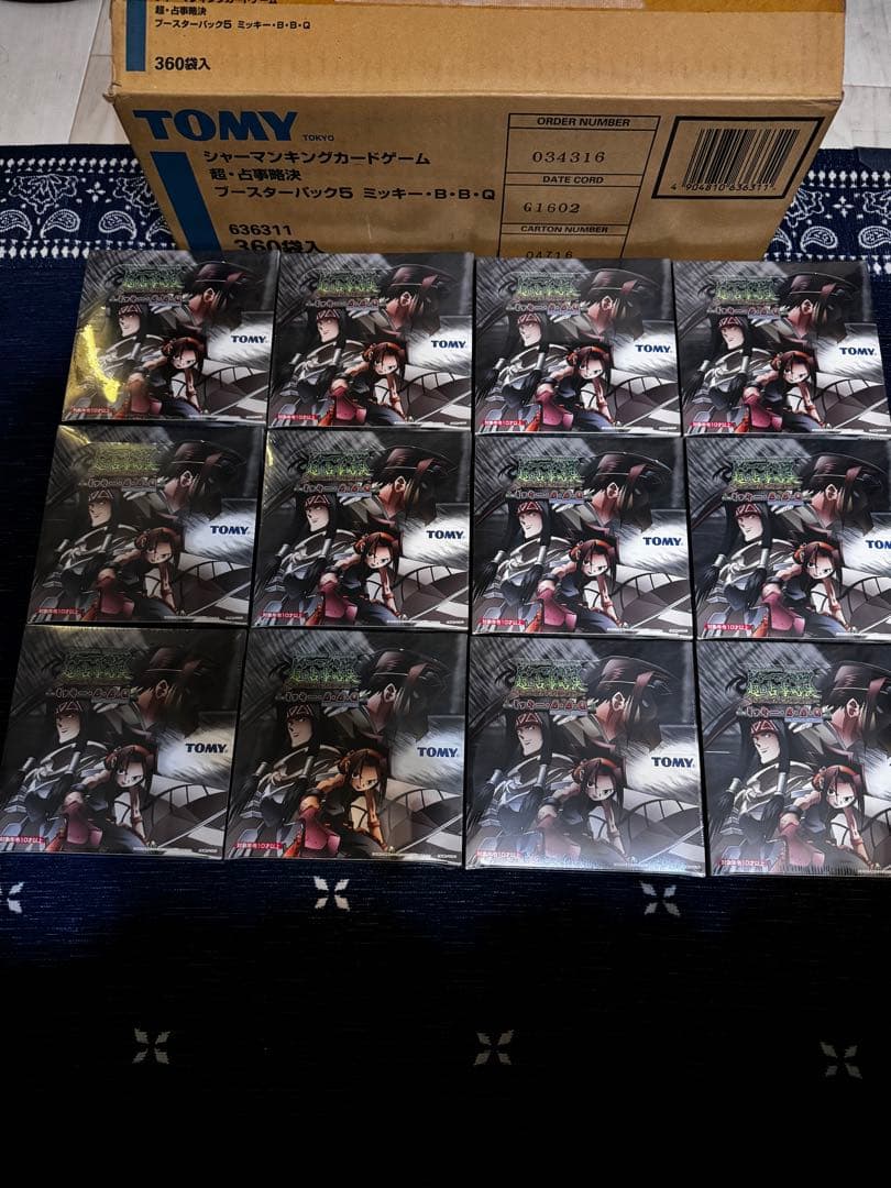 シャーマンキング　カードゲーム　超占事略決　ミッキーBBQ 12ボックス