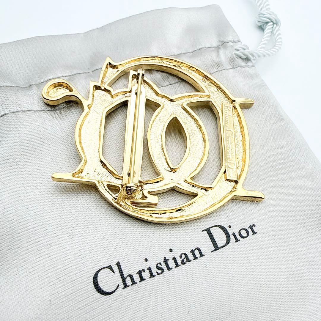 3014-4 極美品✨Dior ブローチ CD ロゴ 希少 刻印 - メルカリ