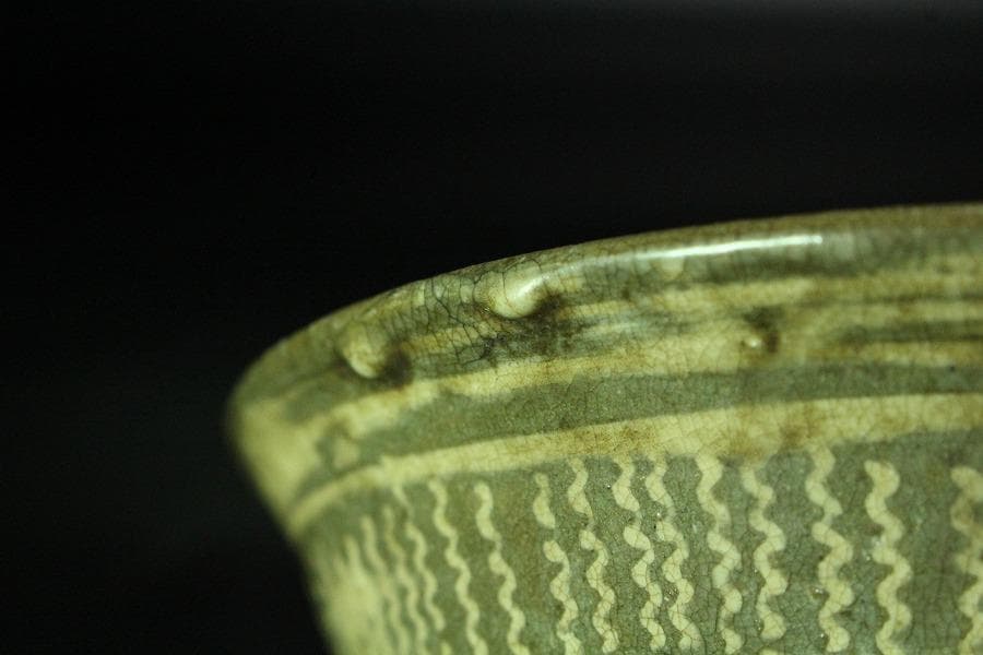 茶道具 真清水蔵六作 古三嶋写 茶碗 桂又三郎 書付(K-YC558) - メルカリ