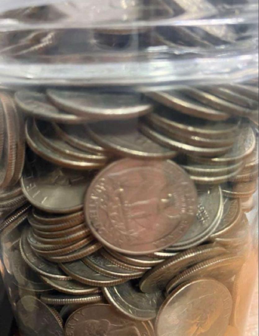 アメリカ　25セント　100枚　旧デザイン　国鳥である鷲の