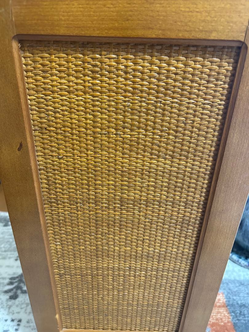 美品 karimoku カリモク家具 電話台 4段チェスト キャビネット