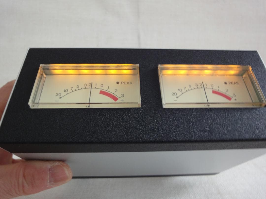 自作ステレオVUメーター220号機（YAMAHAワイド大型・ピーク付） - メルカリ