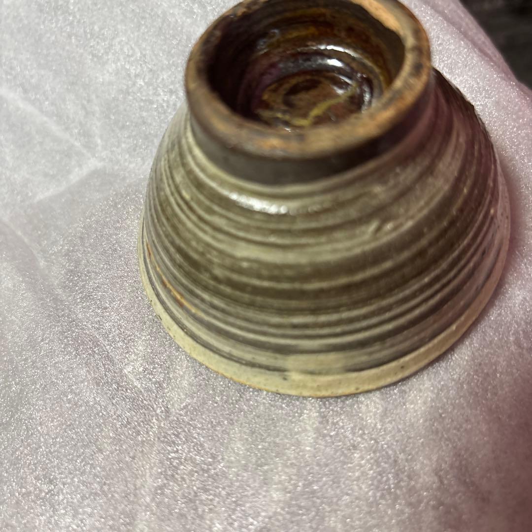 国宝　金城次郎　長男　壺屋焼 やちむん 金城敏男 酒器 琉球　魚紋　ぐい呑み