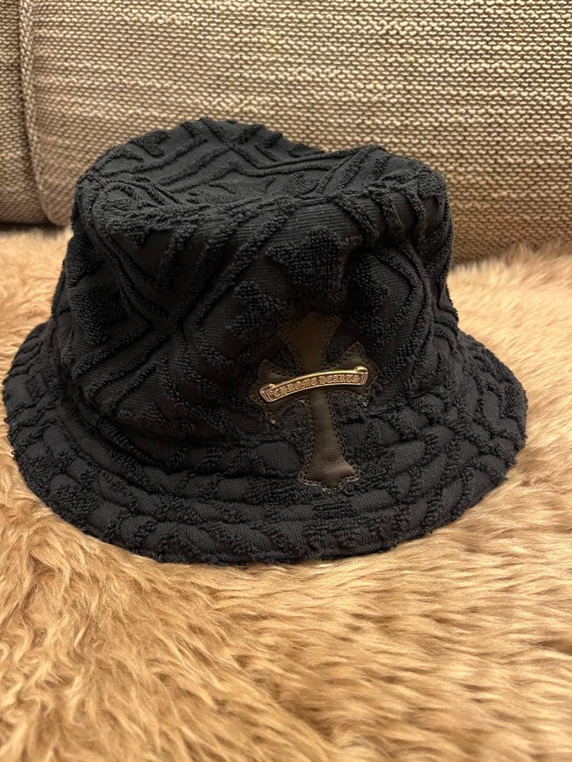 CHROME HEARTS ジャガード バケットハット クロスパッチ 新作 - メルカリ