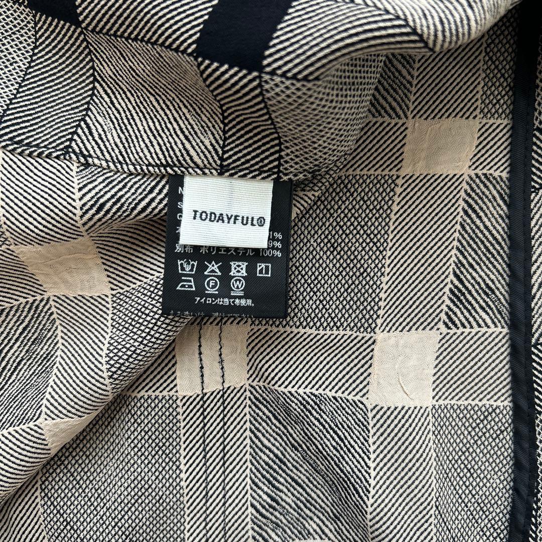 トップス TODAYFUL Halterneck Checkjacquard Tops