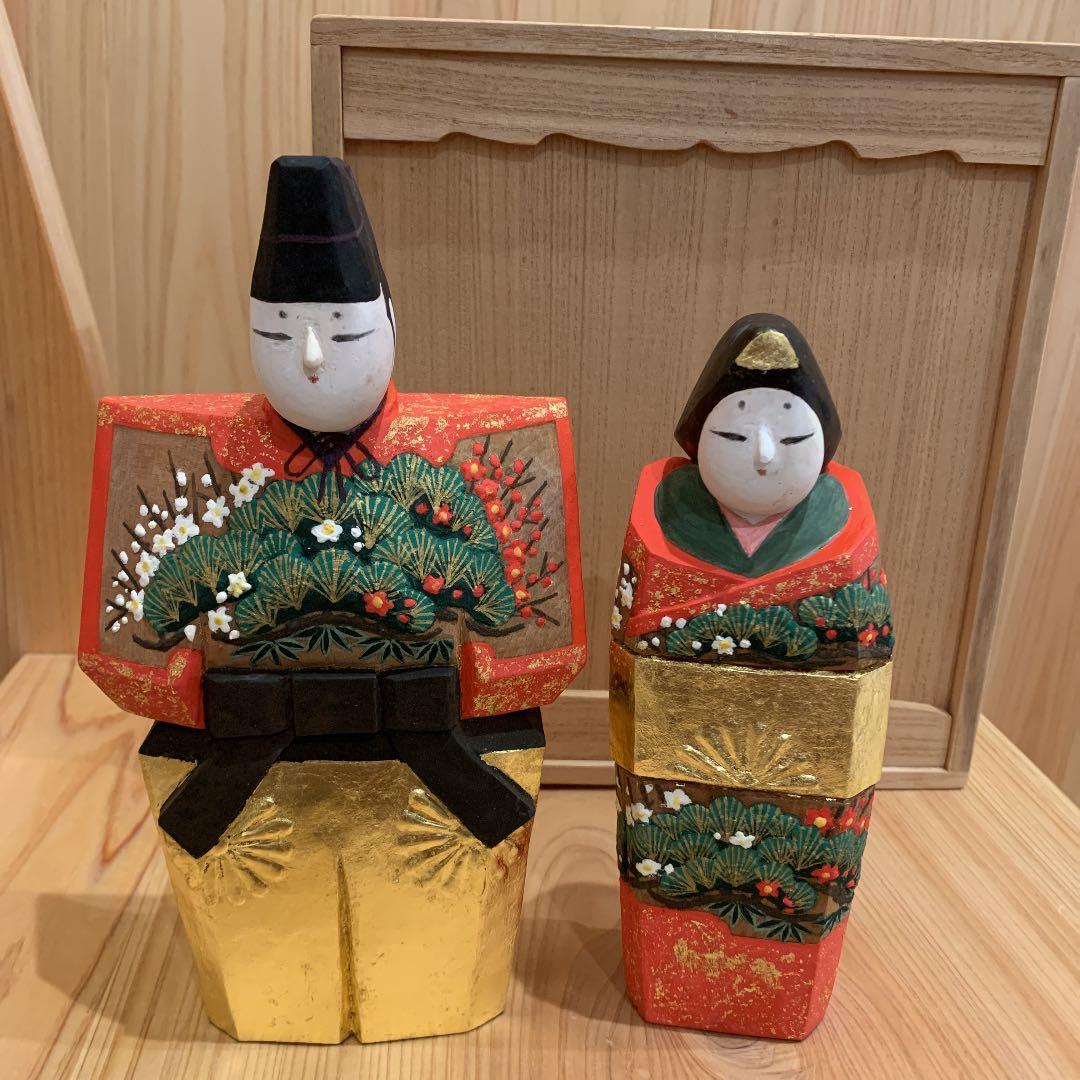 一刀彫立雛お雛祭り