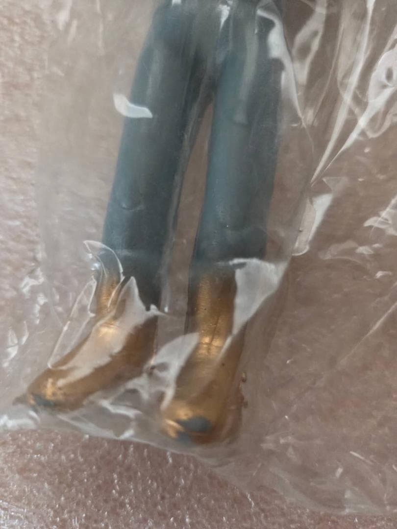 A*＊様 当時物　ウルトラマンレオ　パチ　ソフビ　無版権　バンザイポーズ　未開封