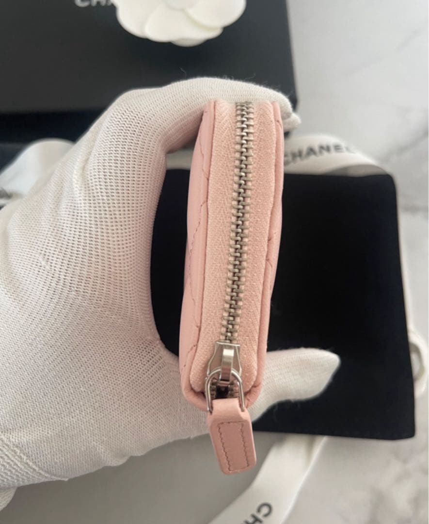 【SALE】CHANEL カードケース ピンク 新品 ミニ財布 箱付き