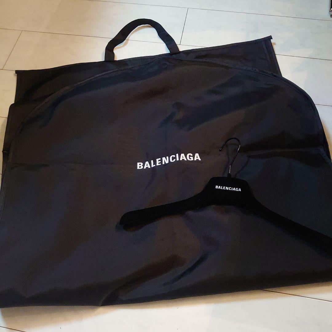 BALENCIAGA ウール オールオーバー コート ロゴ