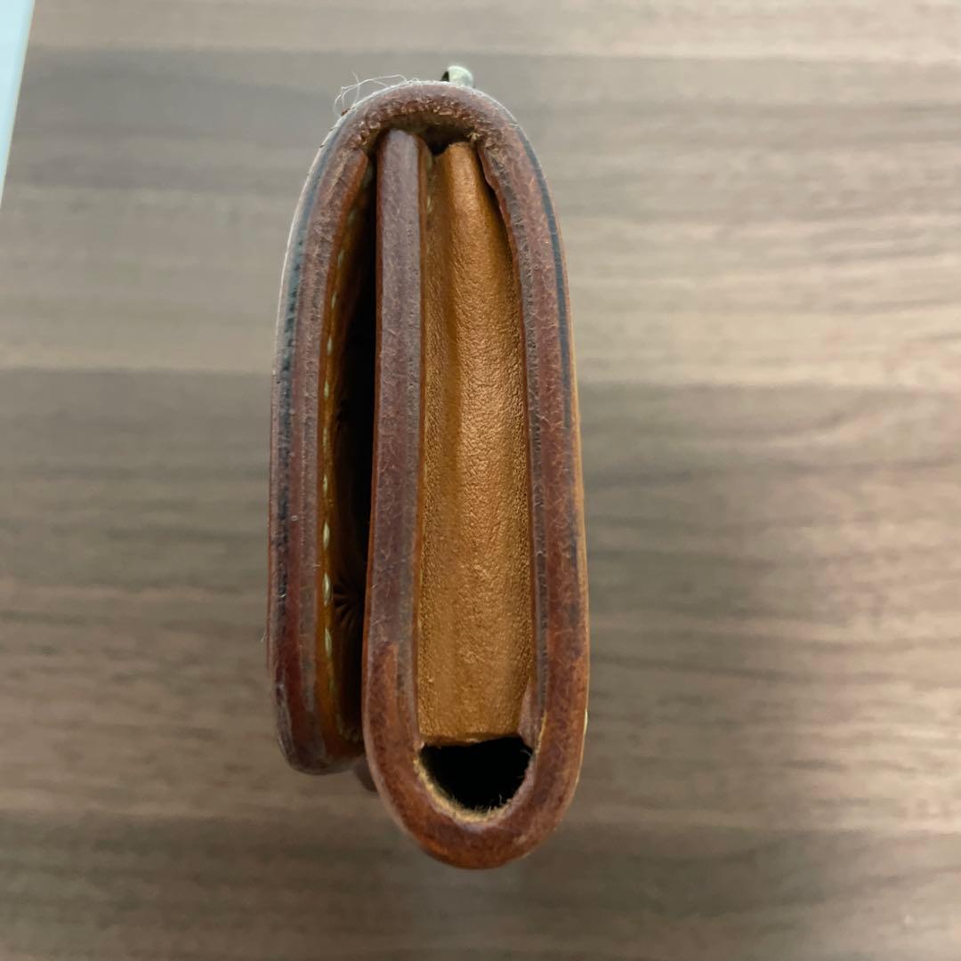 大和工房　カービング　ミニ財布　名刺入れ　未使用に近い