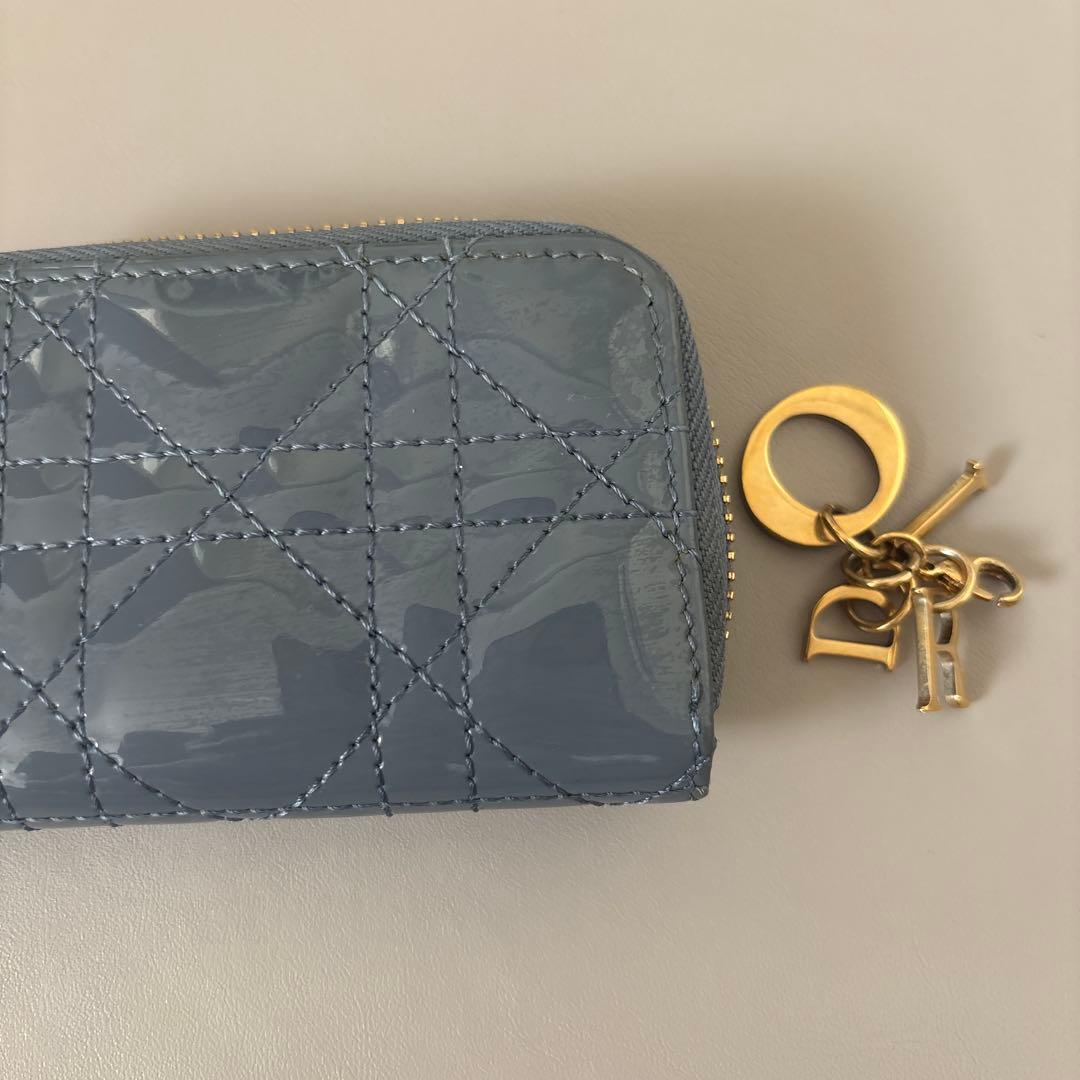 DIOR クリスチャンディオール カナージュケース　ブルー