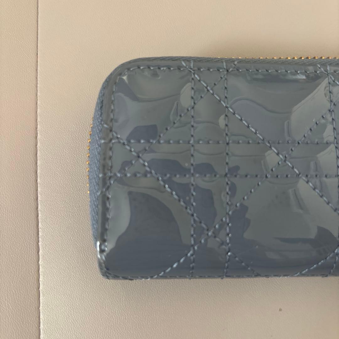 DIOR クリスチャンディオール カナージュケース　ブルー