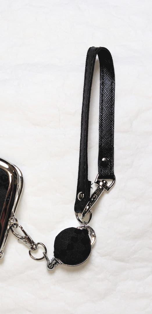 【専用】ミナペルホネン　ハンドメイド　がま口マルチケース　light blue