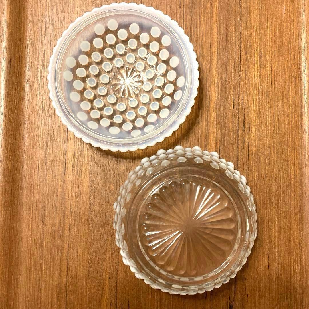 アンカーホッキング社 ムーンストーン ヴィンテージ 小物入れ