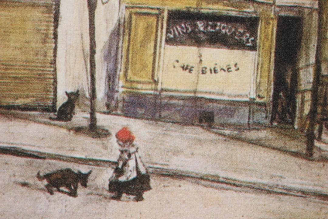 藤田嗣治 エスタンプリトグラフ ホテルエドガーキネ 75部限定 4/75