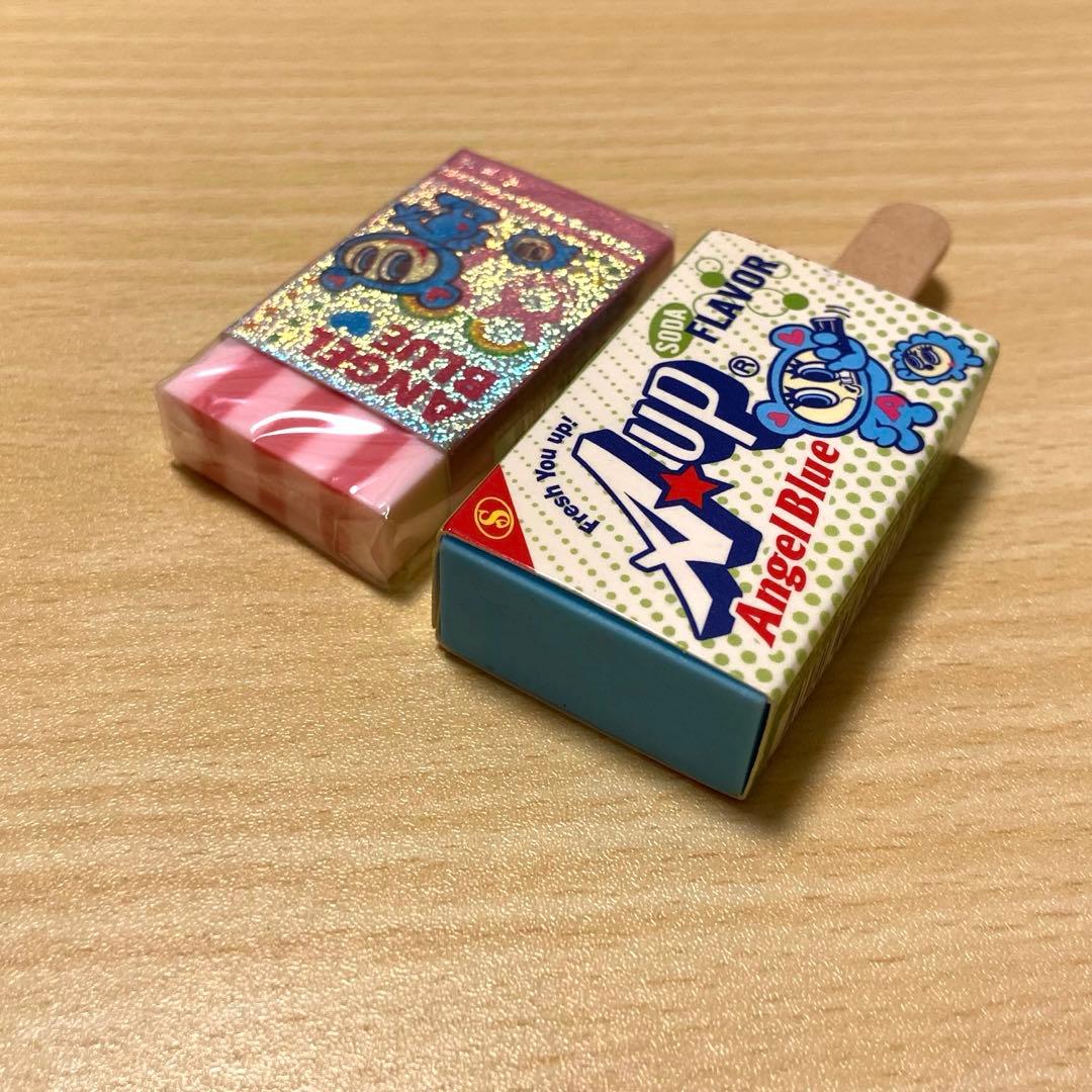 平成レトロ エンジェルブルー 消しゴムまとめ売り アイスクリーム
