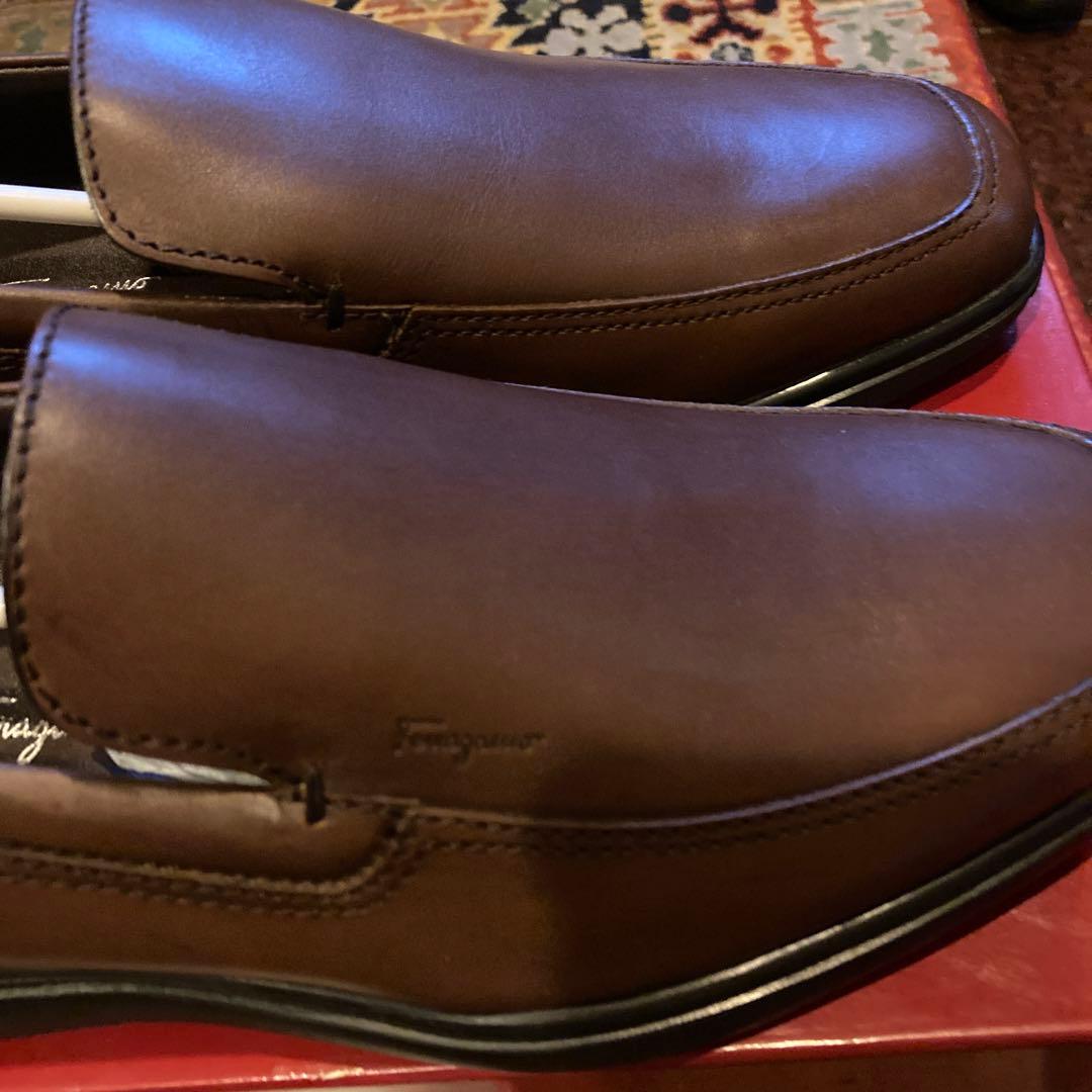 Salvatore Ferragamo ブラウン ドレスシューズ
