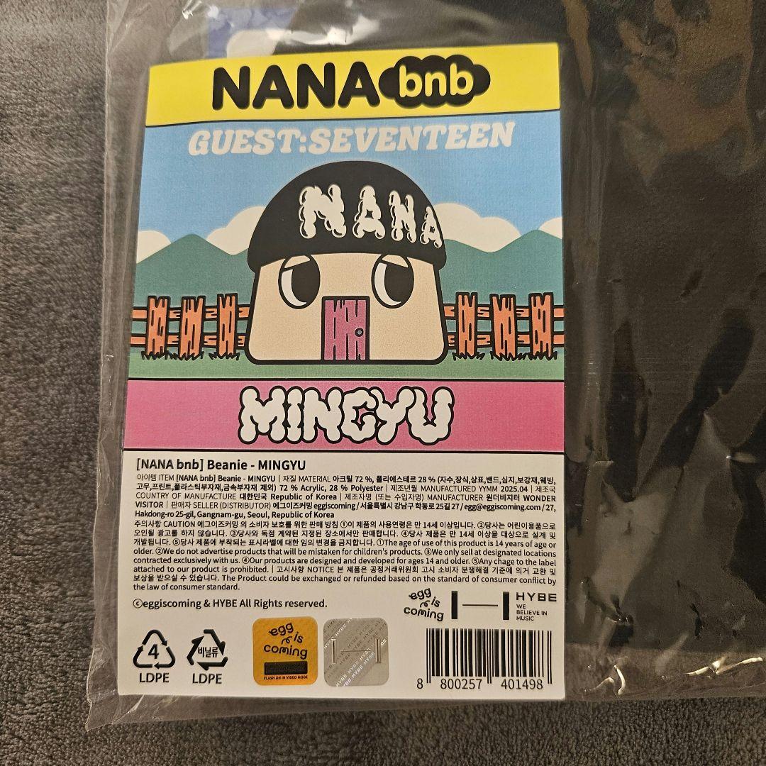 SEVENTEEN NANA bnb ナナ民泊 ビーニー ミンギュ MINGYU - メルカリ