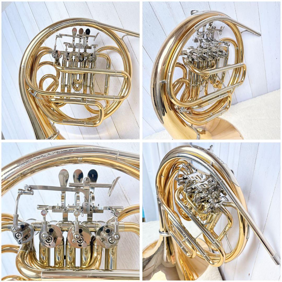 YAMAHA ヤマハ YHR-567GDB フルダブルホルン マウスピース付き