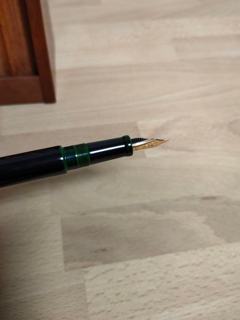 ★12月2日まで★中屋万年筆 緑溜