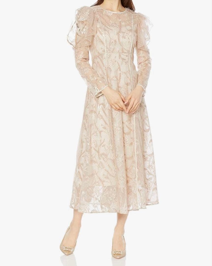 SNIDEL シャイニーエンブロイダリーワンピース　オケージョン snidel シャイニーエンブロイダリーワンピース - メルカリ