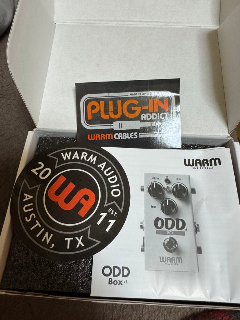 WARM AUDIO ODD Box v1 オーバードライブペダル