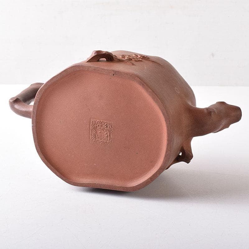 中国 紫砂 朱泥 梅文 急須 茶壷 在銘 M R8774 - メルカリ