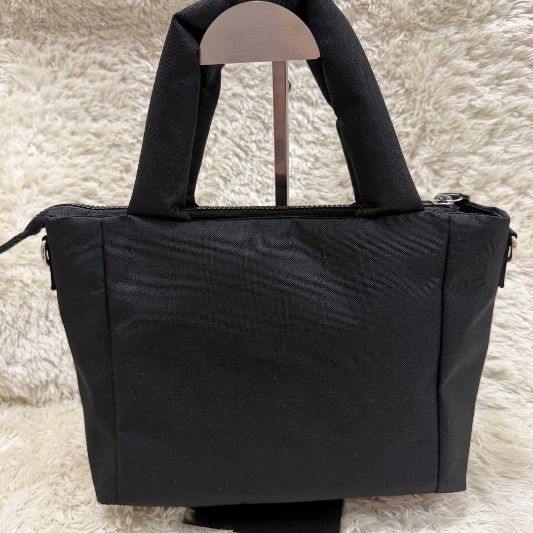 極美品✨マリークワント　デイジーパッチライト2WAYトート　CORDURA 黒