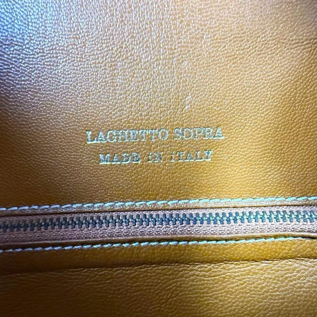 美品 本革 ハンドバッグ キャメル フラップ 嘉手納 鍵 ベルト レザー