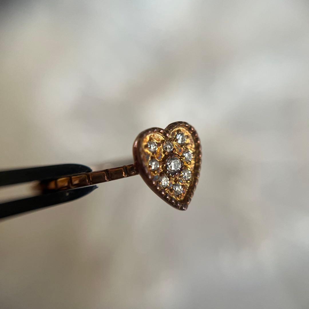 キュイキュイ　ダイアモンド　ハートリング　訳あり