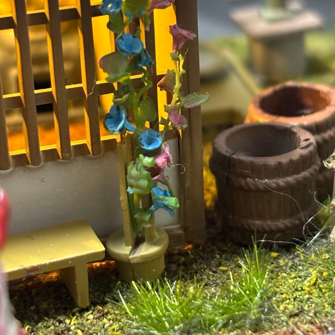 マイクロエース　佃煮屋　風物詩　完成品　ジオラマ