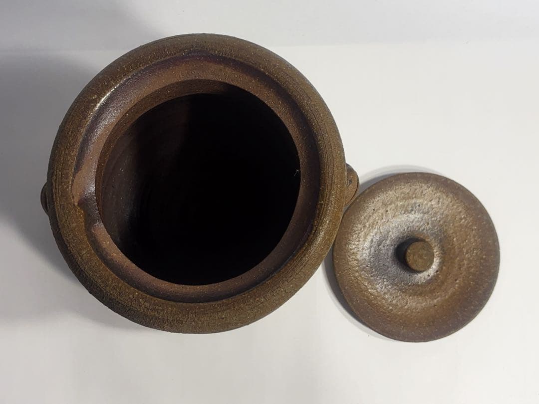 茶道具備前焼水指 日本伝統工芸展受賞備前焼作家 末石高仙作 共