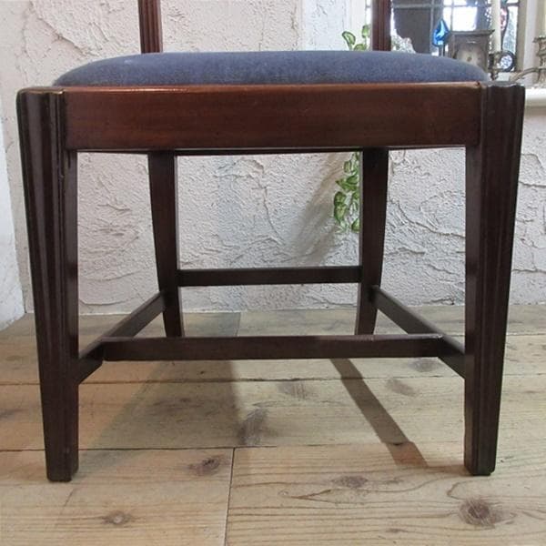 イギリス アンティーク 家具 ダイニングチェア マホガニー 英国 4187e