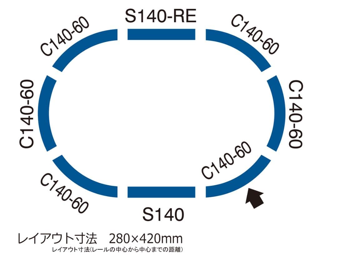 TOMIX 90098 (ミニ)鉄道模型運転セット ミニカーブレール