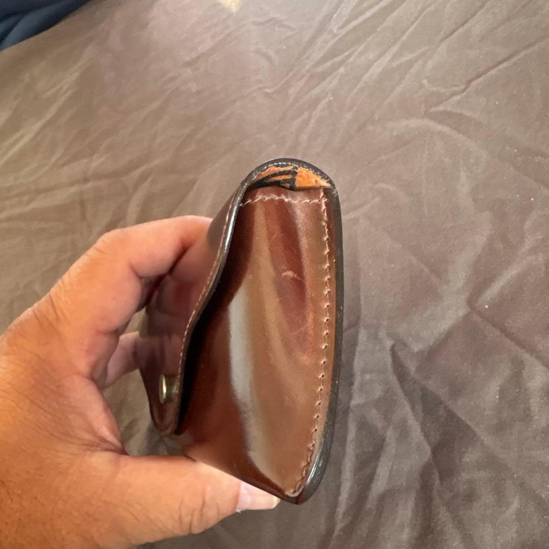 希少　ホワイトハウスコックス　メガネケース　コードバン