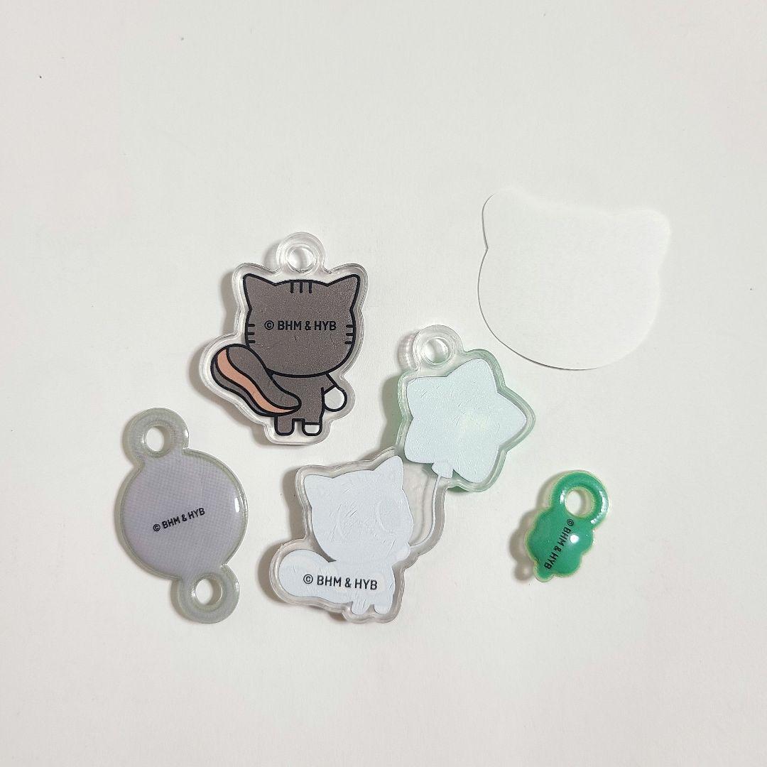 TXT トゥバ プルバトゥ テヒョン ダゴニャン キーリングパーツ