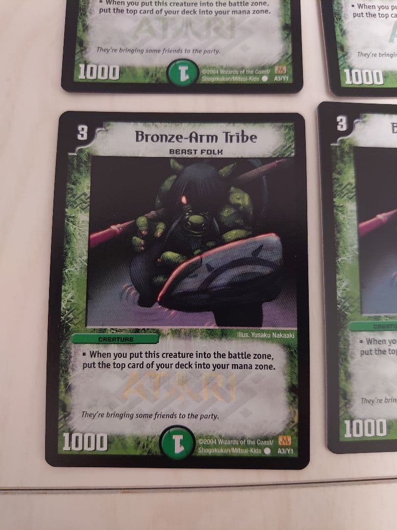 青銅の鎧 英語 海外 プロモ ホイル 4枚