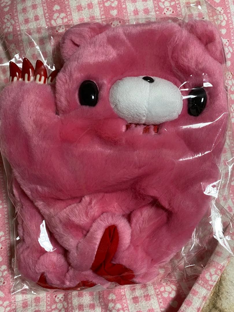 GLOOMY MITTENS ピンク グルーミー 手袋 マスコット