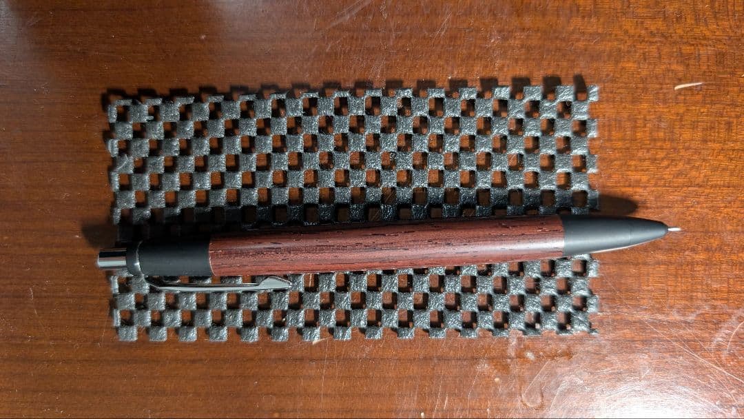 値下げしました 野原工芸 紫檀 木軸シャープペンシル