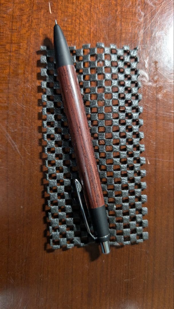 値下げしました 野原工芸 紫檀 木軸シャープペンシル