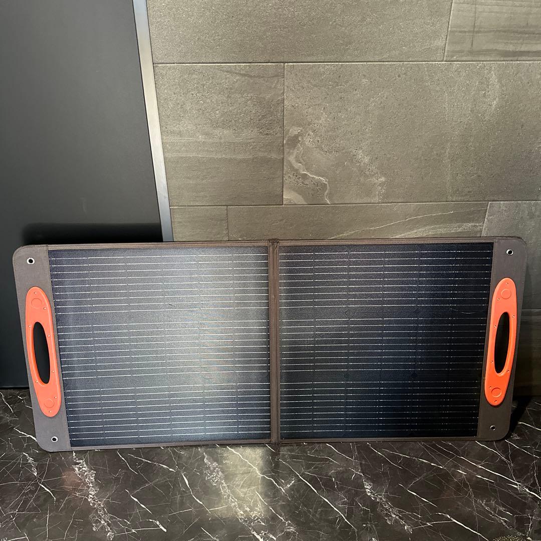 EVOPOWソーラーパネル100W ESSP100折りたたみ太陽光パネルの通販はau