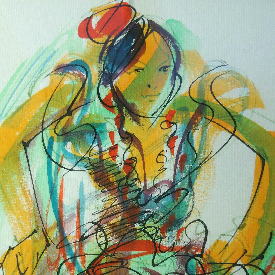 sale☆ニューヨーク画家　フラメンコ