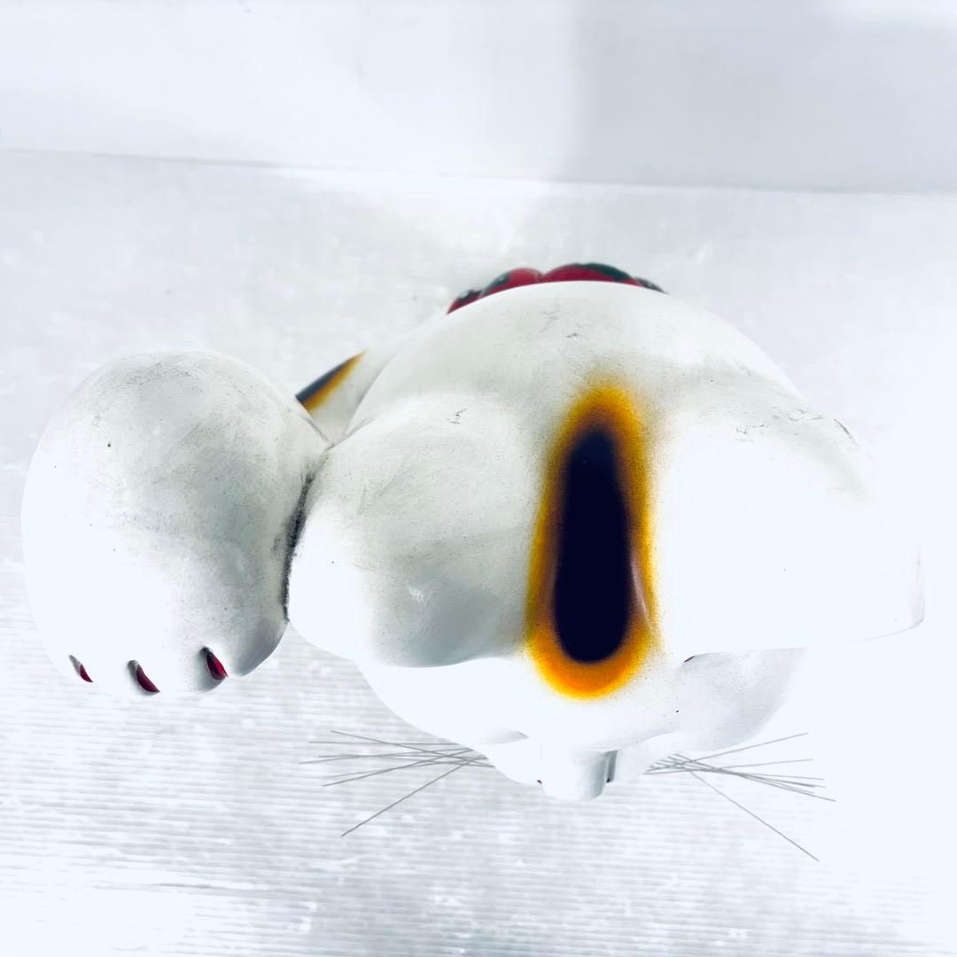 レトロ】招き猫 置物 貯金箱 特大 アンティーク 縁起物 開運 商売繁盛