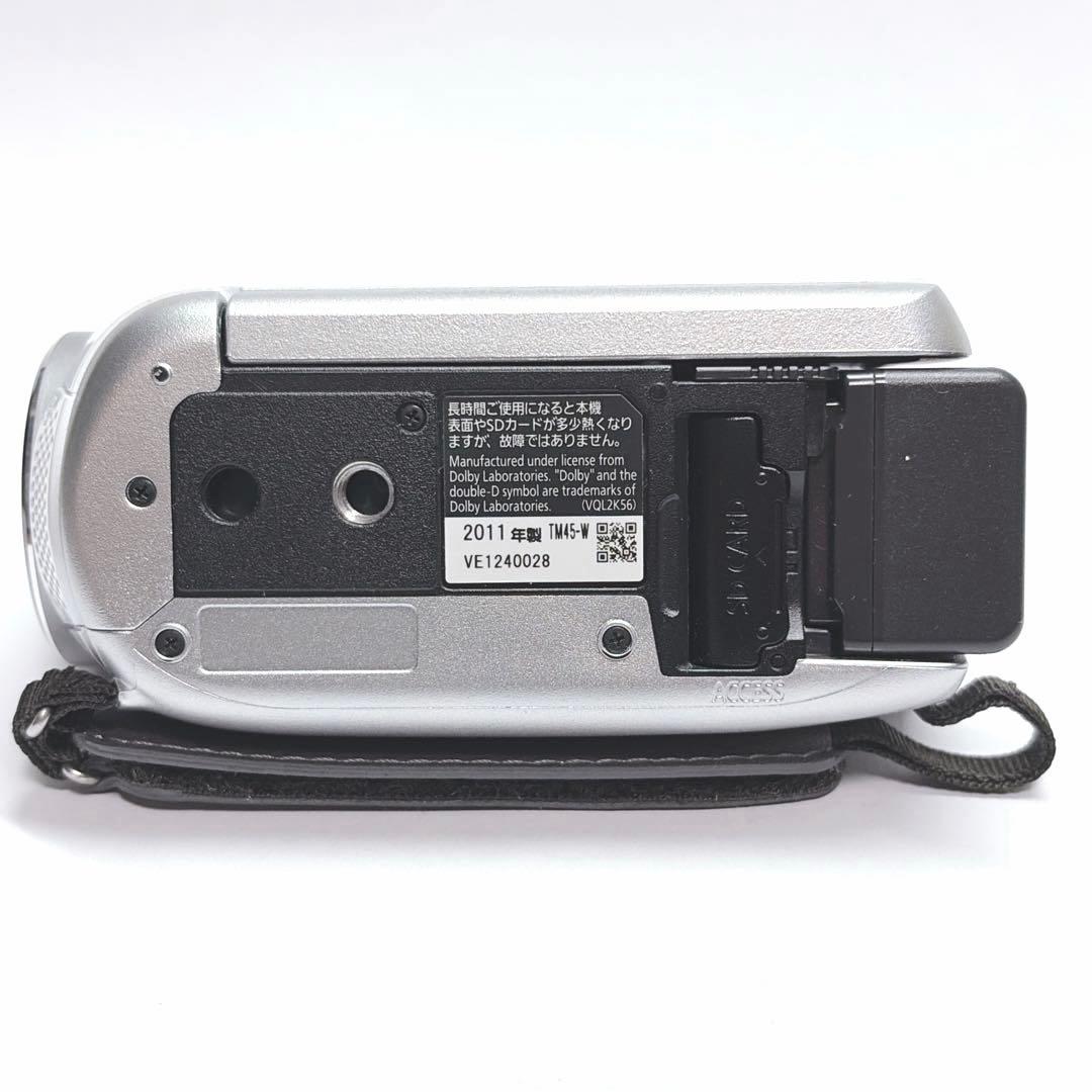 極美品 パナソニック HDC-TM45 ホワイト 動作確認済 付属品完備 箱付き