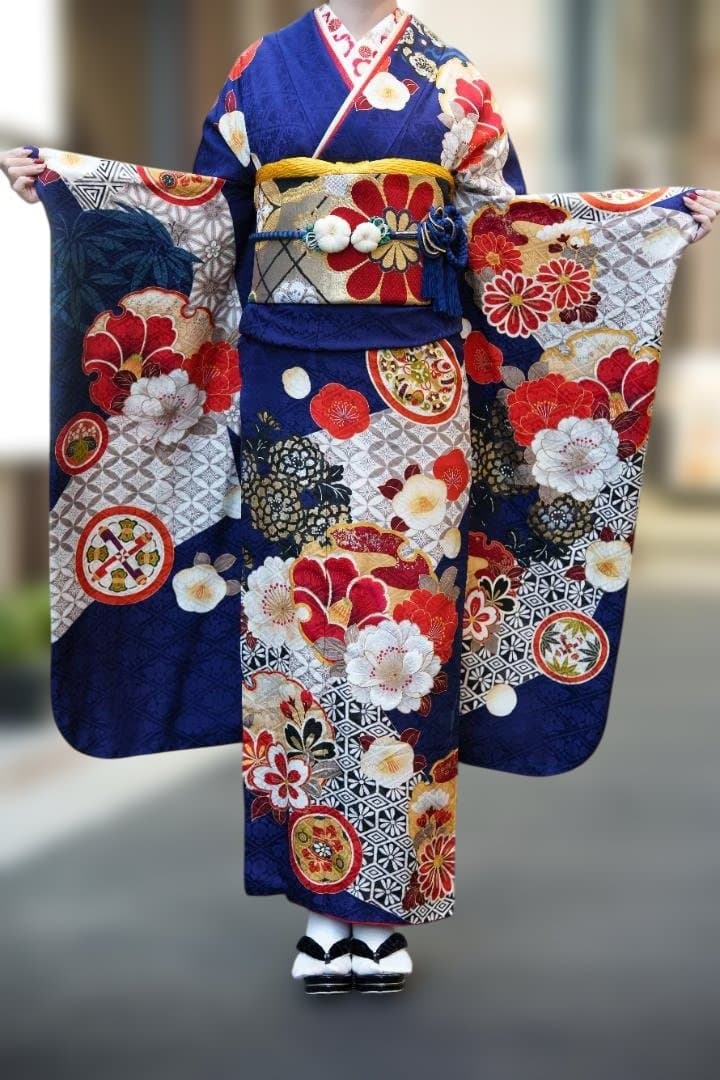 ≪美品≫正絹 振袖9点フルセット【902】【160cm~170cmの方用】 - メルカリ