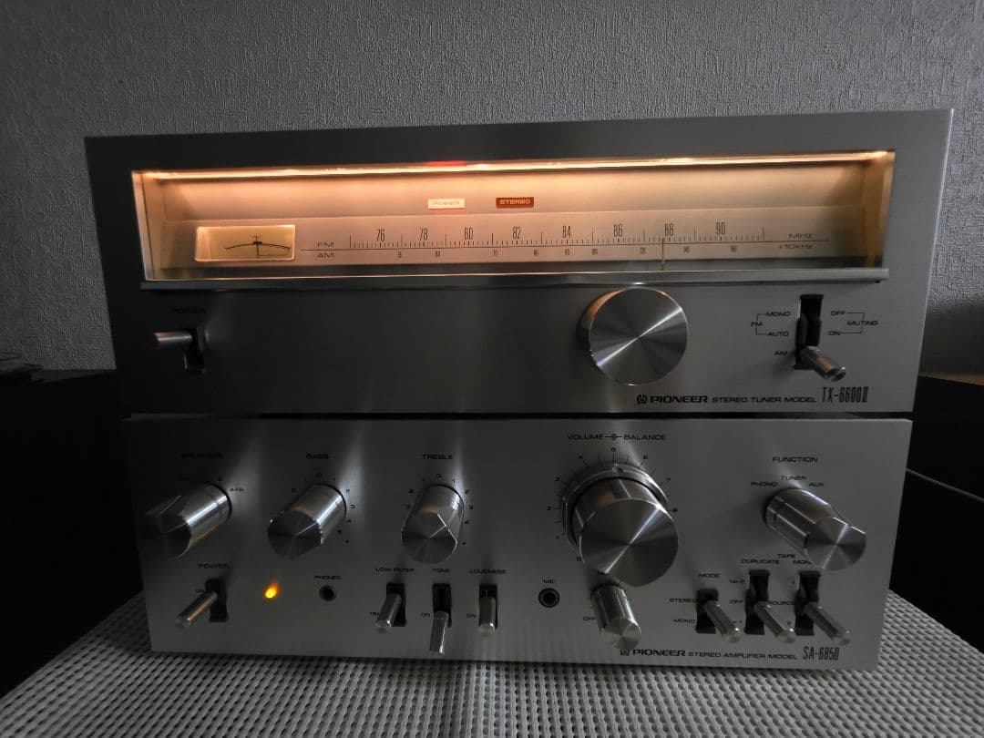 Pioneer TX-6600II & SA-6850 セット